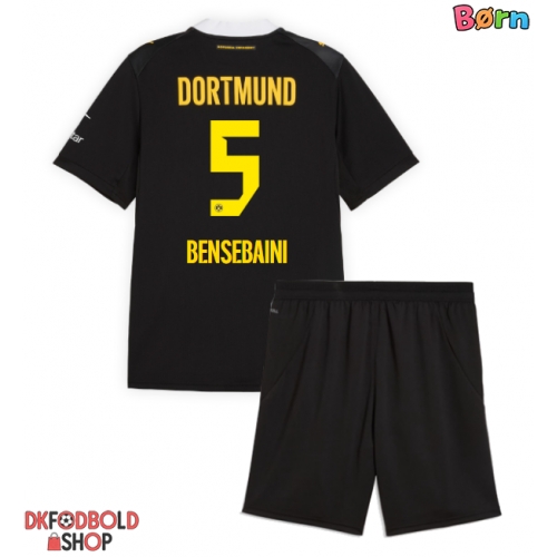 Borussia Dortmund Ramy Bensebaini #5 Udebanesæt Børn 2026-27 Kort ærmer (+ korte bukser)